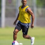 Nani Instagram - Working with the lions 🦁 Home! 💪🏾⚽ #Happy #Work #Focus #Orlando #VamosOrlando #