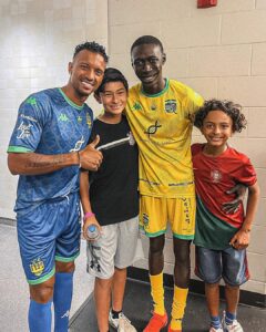 Nani Instagram - You're not gonna find more stars per square meter 🤩🤷🏾‍♂️ #MondayMotivation #TheBeautifulGame #Legends #Orlando Inter&Co Stadium