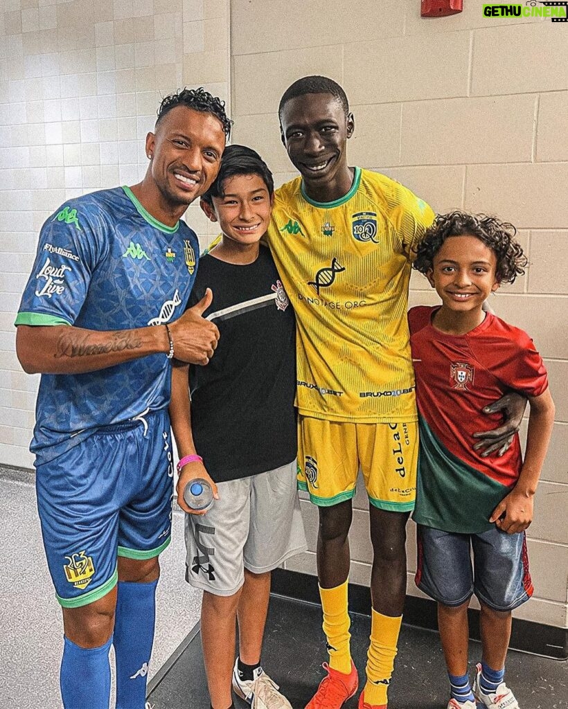 Nani Instagram - You're not gonna find more stars per square meter 🤩🤷🏾‍♂️ #MondayMotivation #TheBeautifulGame #Legends #Orlando Inter&Co Stadium