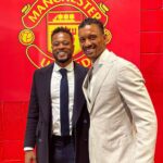 Nani Instagram - A happy night 👨‍👦⚽💪🏾 #AboutLastNight #Football #Friends #ManUnited #Family #Moments Old Trafford Stadium, Manchester