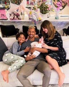 Nani Instagram - We were blessed by God and with joy in our hearts announce the arrival of our little princess 🥰👶 Welcome to the world, Catarina 💕 #Family #Love