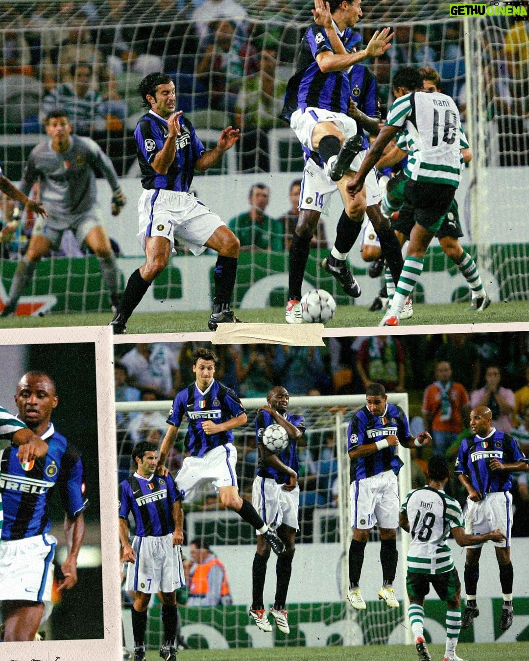 Nani Instagram - #OnThisDay I made my Champions League debut in a big @sportingclubedeportugal - @inter clash! ⭐ Do you recognize all the stars? 👀😁🦁 #OTD #UCL #ChampionsLeague #Stars #SportingCP #Memories #Football Estádio José Alvalade
