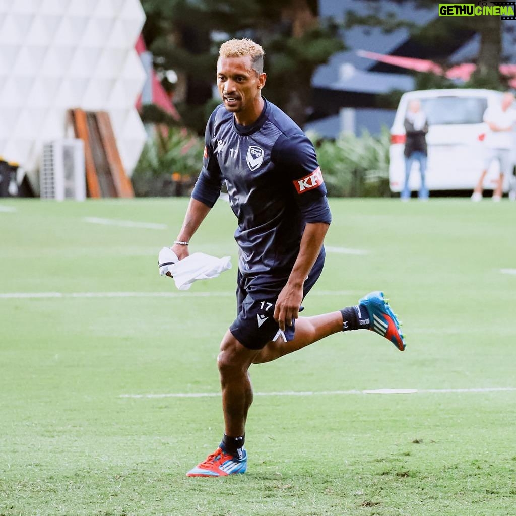 Nani Instagram - Day 1️⃣ of the Gold Coast camp. Let's go! 😄💪🏾⚽ #MondayMotivation #Training #MVFC #MelbourneVictory #TrainingCamp #Focus #Work