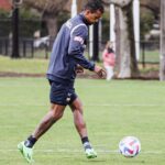 Nani Instagram - Let's go for another week of hard work! ⚽😁 #MondayMotivation #Training #MVFC #MelbourneVictory #Focus #Work