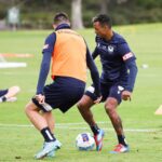 Nani Instagram - Hard work with a lot of fun 💪⚽ #Training #MVFC #MelbourneVictory #Focus #Work #Skills