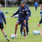 Nani Instagram - First day ✅ Time to work! 💪🏾💙 #mvfc #MelbourneVictory #NewChallenge #Australia #Aleague #BigV