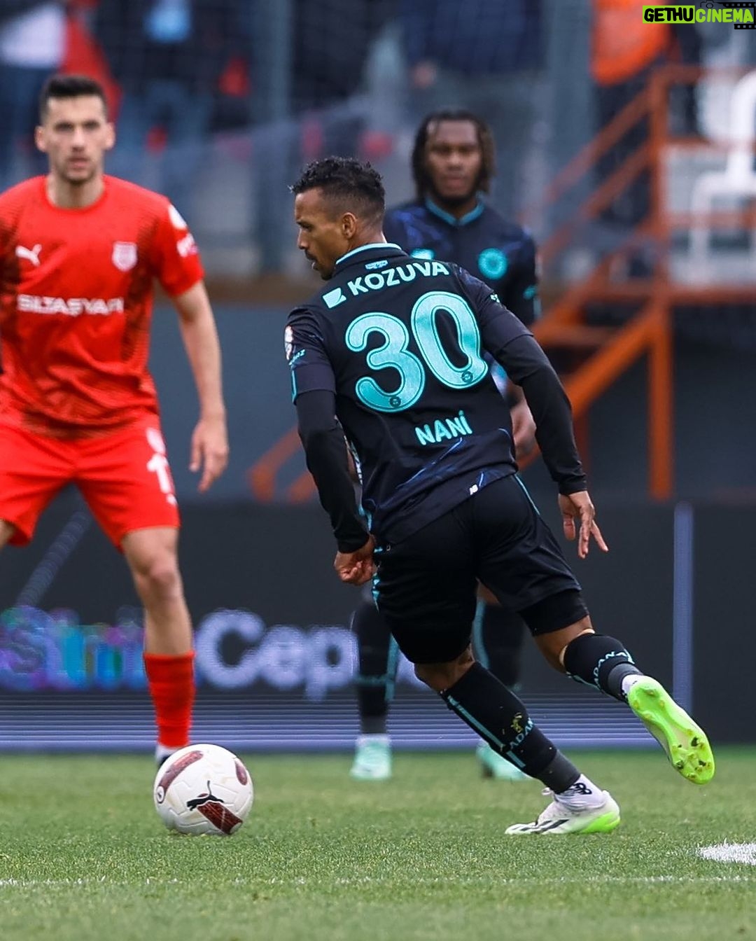 Nani Instagram - Never stop fighting and enjoy every moment 🔵⚡ #AdanaDemirspor #TrendyolSüperLig
