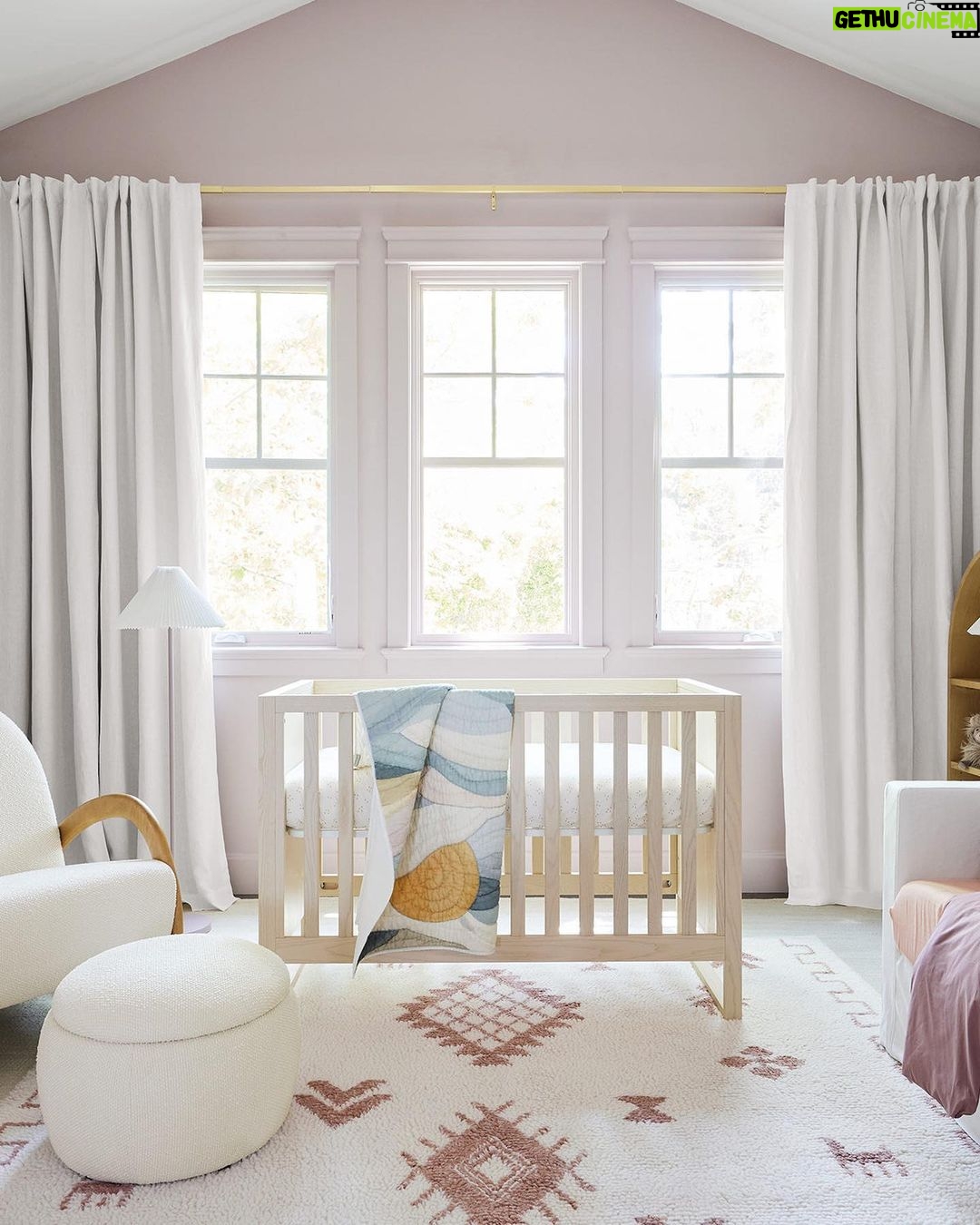 Naomi Osaka Instagram - Have you seen tennis star @naomiosaka's nursery yet? We partnered with her to design a sweet, sky-inspired space for her daughter, Shai. You can recreate this look too. Shop the room that went viral with the link in @crateandkids bio. #NurseryInspo #NurseryDesign #BabyRegistry #DreamyNursery #WhimsicalNursery #BabyFurniture