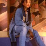 Naomi Osaka Instagram - My 2nd @levis collaboration is out now ☺️🐻🌸👖 so fulfilling to sketch something out and then see it come to life. From the clothes to the concept and picture reveal, everything was so fun and it was amazing again to learn from the @levis team ❤️