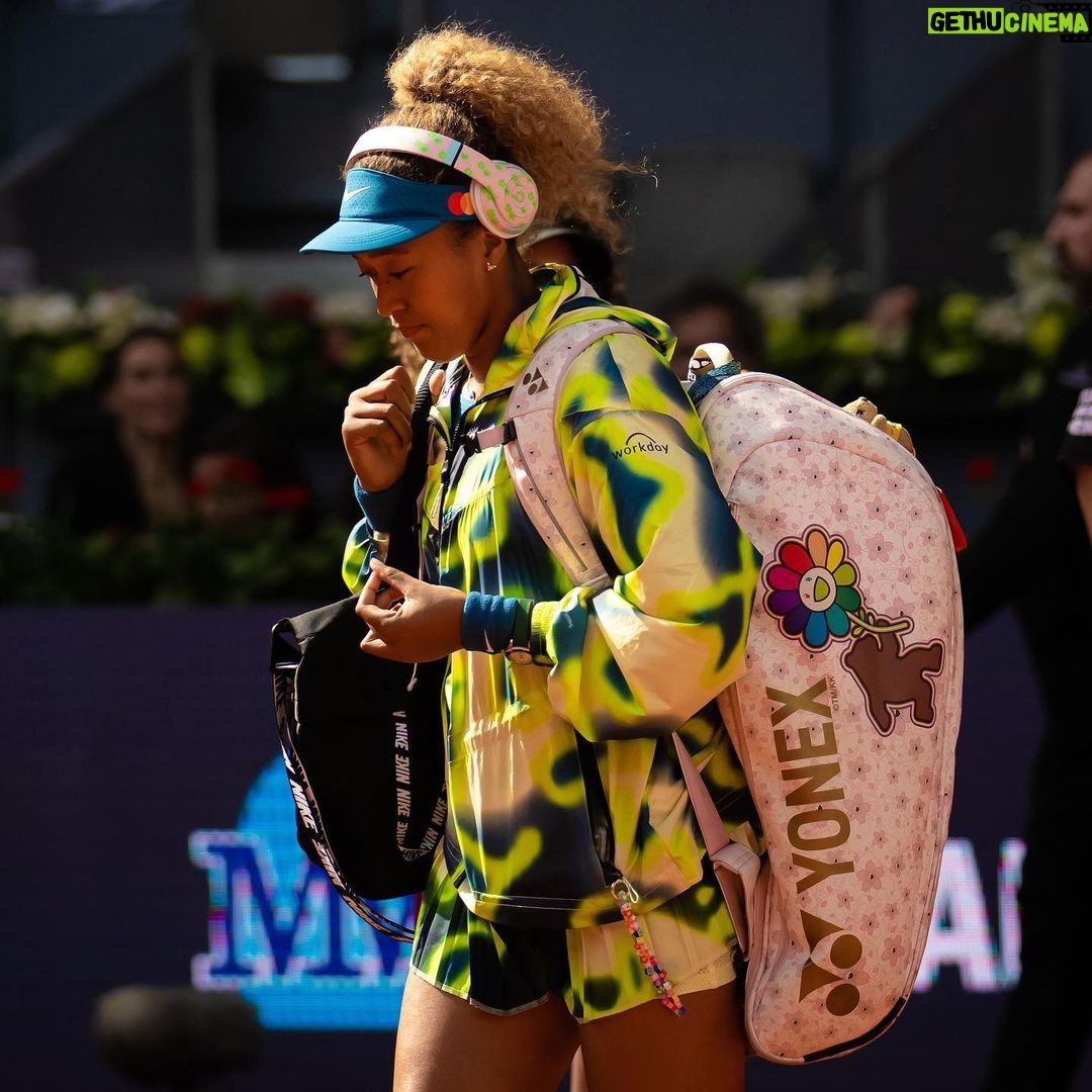 Naomi Osaka Instagram - One time for the fit, one time for the match. Madrid, Spain