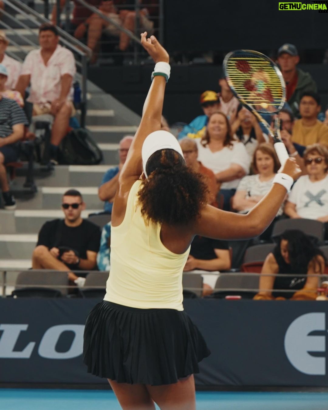 Naomi Osaka Instagram - back at it Brisbane