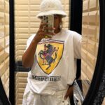 Naomi Osaka Instagram – all white you can call me uncle ruckus 😂🤍