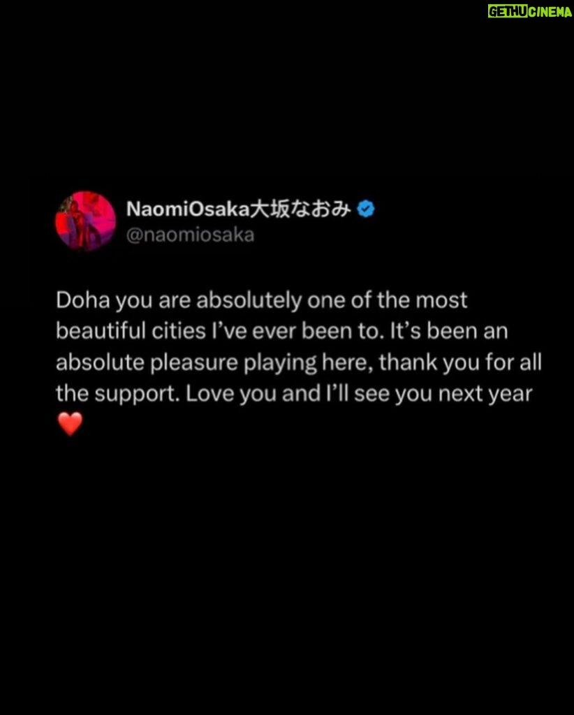 Naomi Osaka Instagram - life’s a trip so buckle up Doha, Qatar
