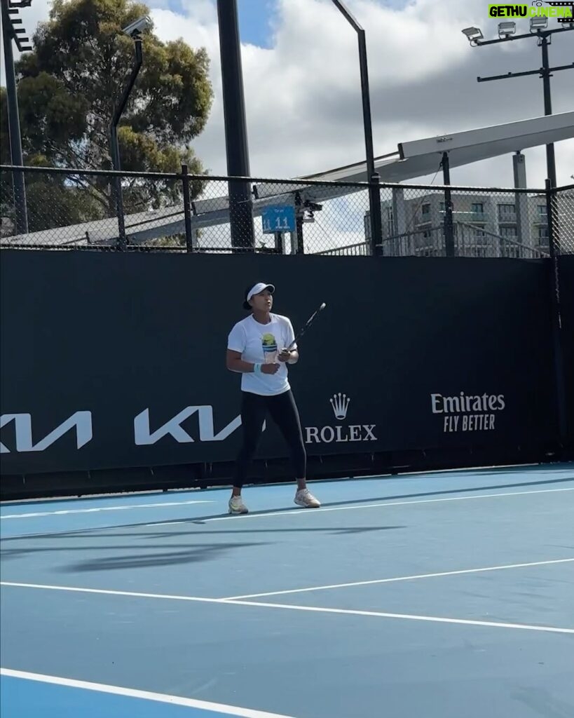 Naomi Osaka Instagram - @naomiosaka (Naomi Osaka) is back in action and we’re here for it. 🎾🙌 ⁣ ⁣ After more than a year away from professional tennis, the 26-year-old superstar has dusted off her racket and is playing her first Grand Slam of the 2024 season at the @australianopen. “I’m loving being back on the court and playing again, and I’m having a lot of fun with it. I feel like I am coming into the Australian Open with a new mindset and fresh perspective,” says the four-time Grand Slam singles champion. “Melbourne has always been one of my favorite cities. There’s really good food and great shopping here — and on my days off I’ve loved exploring all the cool art around the city, too.” ⁣ ⁣ Check out our #10Things with Naomi as she spends some time on and off the court in Melbourne. ⁣ ⁣ 1. A warm welcome back ☀️⁣ 2. Practice makes perfect ⁣ 3. Street style: Melbourne edition⁣ 4. Keep calm and handle business 💪 💪⁣ 5. Buddies on and off the court⁣ 6. Tool of the trade 🎾 7. Fit check 🪞⁣ 8. One for the fans ✍️⁣ 9. Exploring the city on two wheels 🚲⁣ 10. Centered at center court Melbourne, Victoria, Australia