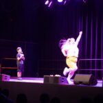 Naomi Watanabe Instagram - The U.S. talk live tour has kicked off! First show - New York!! So many people came out tonight!! It was my first all-English show but the audience was so accepting and so excited I was able to enjoy myself until the end!! Thank you so so much!!! I've never been happier! I wanted to express my passionate feelings and I had conversations back and forth with the audience without script just like the podcast, but I was so happy that even with my broken English I was able to get my point across and everyone laughed!! I heard the workers at Brooklyn Steel were laughing a lot backstage too and when they told me "you were amazing" I almost cried😂😂 Today's show was full of new things and I have a lot to work on, but thank you to all the fans that supported my first step! I promise to become a bigger star! Thank you to everyone who played games with me on stage!! We were able to have fun because of you!! Thanks for helping me out! Thank you to all the kind and warm-hearted New Yorkers! Look at the last photo - I was getting so nervous during rehearsal😂 Next stop... Washington D.C.!!!! Photo by @nerohair ついに全米トークライブツアー始まりました！初日はニューヨーク公演！！ 沢山のお客様が来てくださいました！！ 人生で初めて全て英語でのライブをやりましたが、お客様があたたかくてめちゃテンションぶち上げのおかげで最後まで楽しくできました！！本当に本当にありがとう！！！ 何よりもずっと応援してくれてる日本のファンの皆さんも新しく応援してくれてるニューヨーカー達もみんな親戚みたいな顔で客席から笑いながら優しく見守ってくれててさ、、あの光景は絶対忘れない！ 私の今のパッションを伝えたくて ポッドキャストの様にみんなと掛け合いながら台本のないトークライブをしたんですが、ぶっ壊れた文法でも私の伝えたいトークがちゃんと伝わってみんなが笑ってくれたのが本当に嬉しかった！！！ 100%英語で行きたかったんだけど 2%くらいつい日本語出ちゃってうにょ悔しい そしてBrooklyn steelの舞台のスタッフさんたちも裏ですごい笑ってくれてたみたいで、終わったあと「あんた最高だぜ」って言ってくれて涙出そうだった 今日のライブは新しい事だらけなので至らない点もあったと思うけど、最初の一歩を見届けてくれてさらに支えてくれたファンの皆さんに感謝します！！必ずもっと大きくなって帰ってきます！ 人情に溢れた温かいニューヨーカー達ありがとう！ 最後の写真見て、、、 リハーサルの私は怯えていました 次の都市はワシントンD.C.!!!! ちなみに日本語でも1人トークライブやったことなかったにょ 今日のライブ前に気づかなくて良かった… 多分鬼緊張してた ネタ単独ライブは何度もやってるからごっちゃになってた いつか日本でも必ず！！！ #NAOMITAKESAMERICA #NAOMITAKESAMERICATOUR