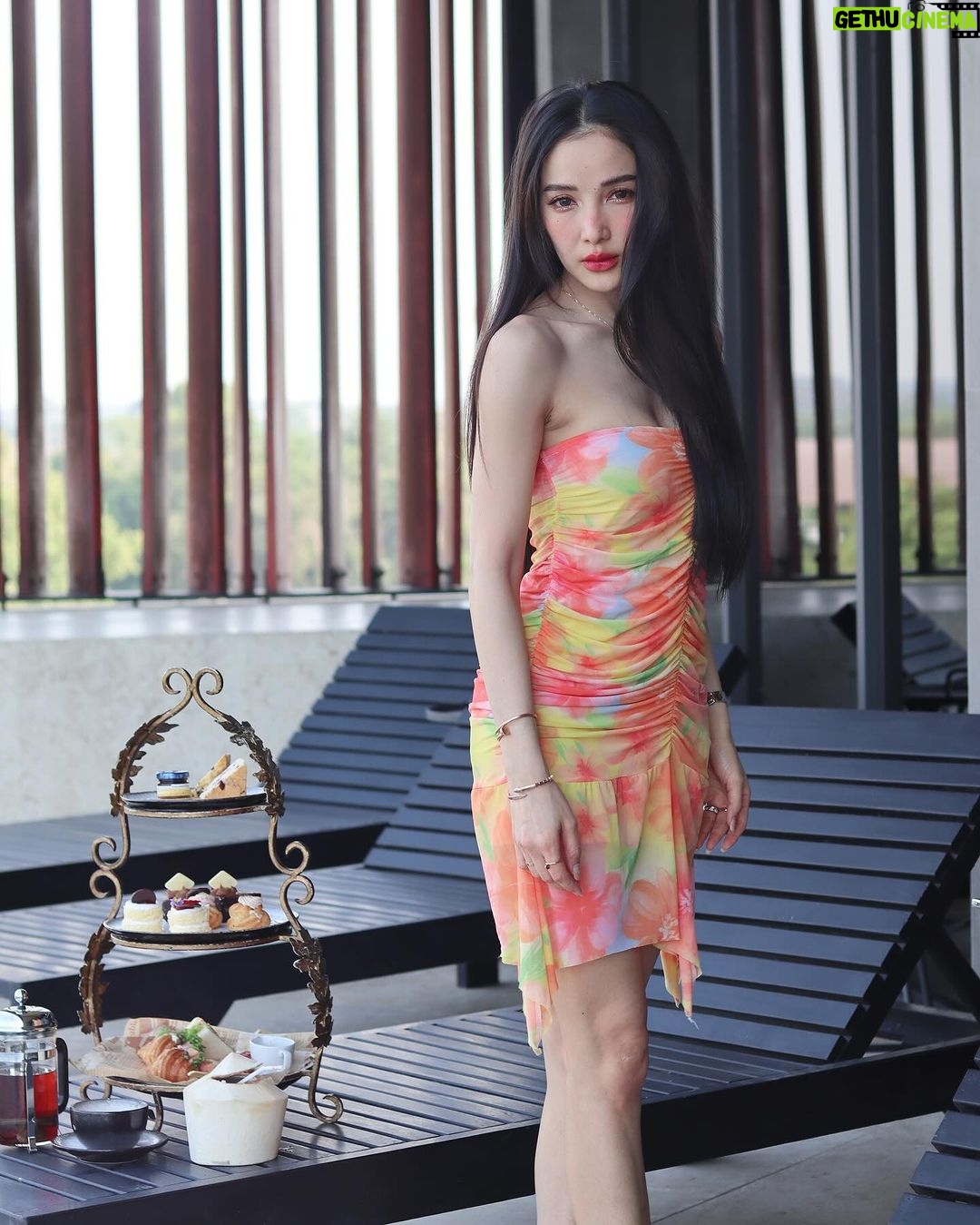 Napapa Tantrakul Instagram - After noon tea หน่อยคับ ❤️ #ชื่นใจคับ The Gems Mining Pool Villas Pattaya