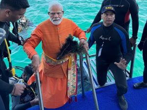 Narendra Modi Instagram - Dwarka Darshan…an unforgettable experience.