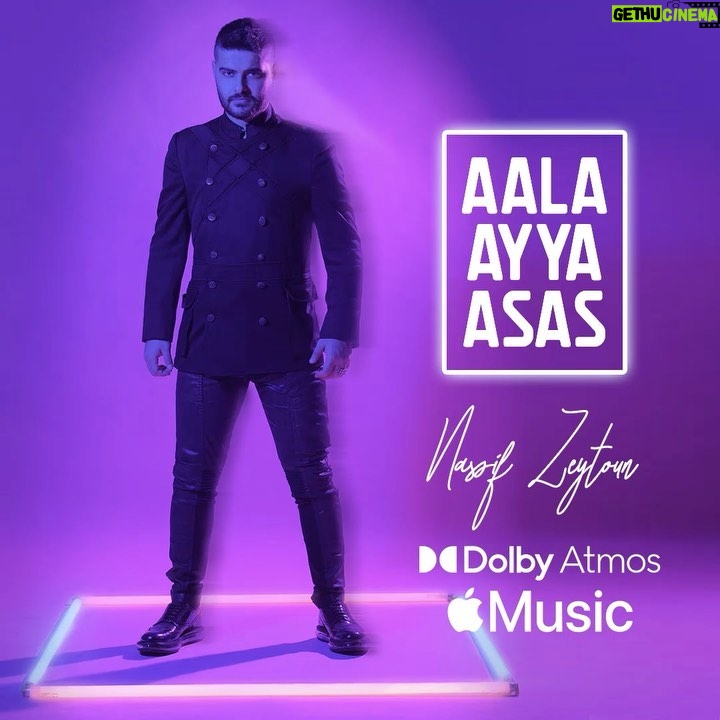 Nassif Zeytoun Instagram - Discover the new world of “Spatial Audio Dolby Atmos” with my song #AalaAyyaAsas 🎶 Stream it now exclusively on @applemusic 📲 #NassifZeytoun💡 Riyadh, Saudi Arabia