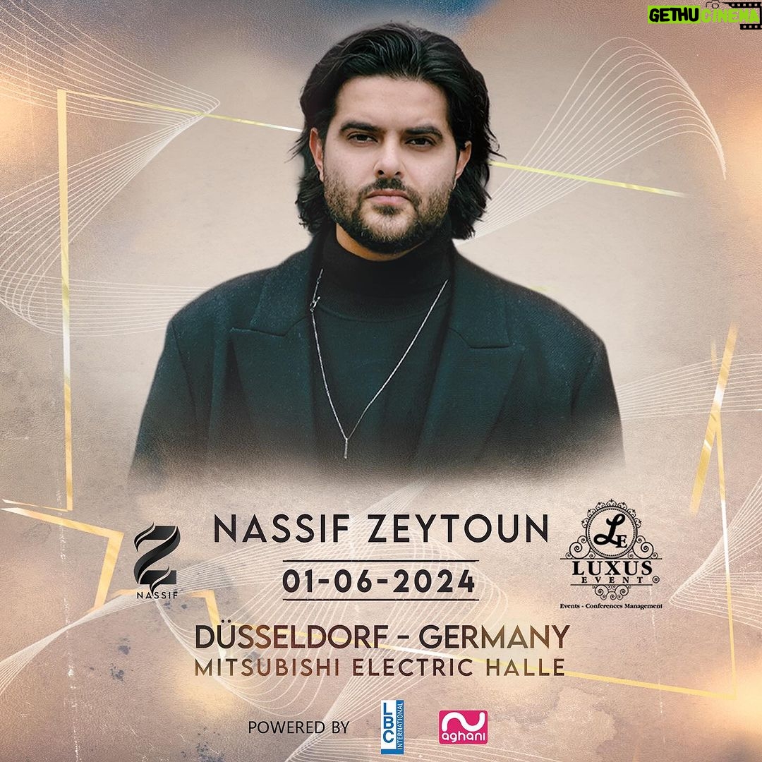 Nassif Zeytoun Instagram - حبايب القلب في #ألمانيا … لاقوني بحفل بيجمعني مع رفيقة الدرب #رحمة_رياض يوم السبت ١ حزيران لنقضي سهرة من العمر 🇩🇪🎤 Who’s ready for an unforgettable night in #DÜSSELDORF ? 🎶 Tickets available at @luxuseventeu للحجز الرابط في البايو 🎫 #NassifZeytoun Düsseldorf, Germany