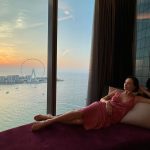Nastasya Samburskaya Instagram – Наслаждаюсь закатами в @rixospremiumdubai Rixos Premium Dubai JBR