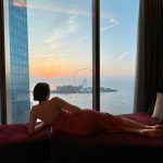 Nastasya Samburskaya Instagram - Наслаждаюсь закатами в @rixospremiumdubai Rixos Premium Dubai JBR