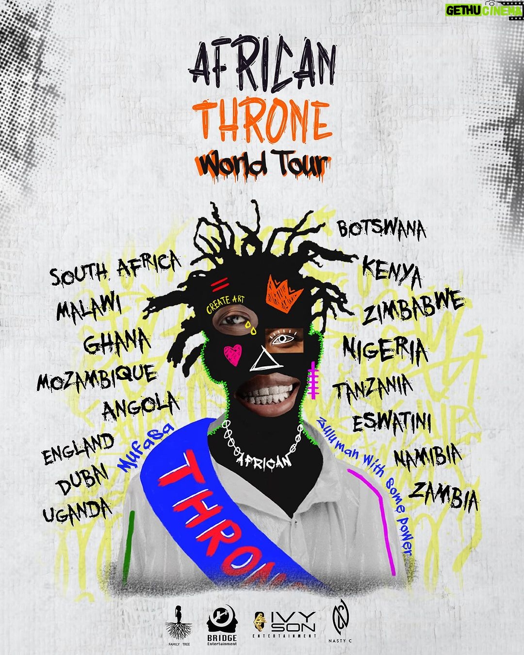 Nasty C Instagram - Me & Cass been working on this amazing show & we can’t wait to bring it to you!! Which country you think will be the littest?? 🤔🤔🤔 #AfricanThrone