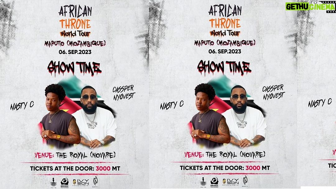 Nasty C Instagram - #AfricanThroneTour MAPUTO TONIGHT 🇲🇿 I LOVE IT HERE 👁️♥️📍 SEE YOU AT THE ROYAL Maputo, Mozambique