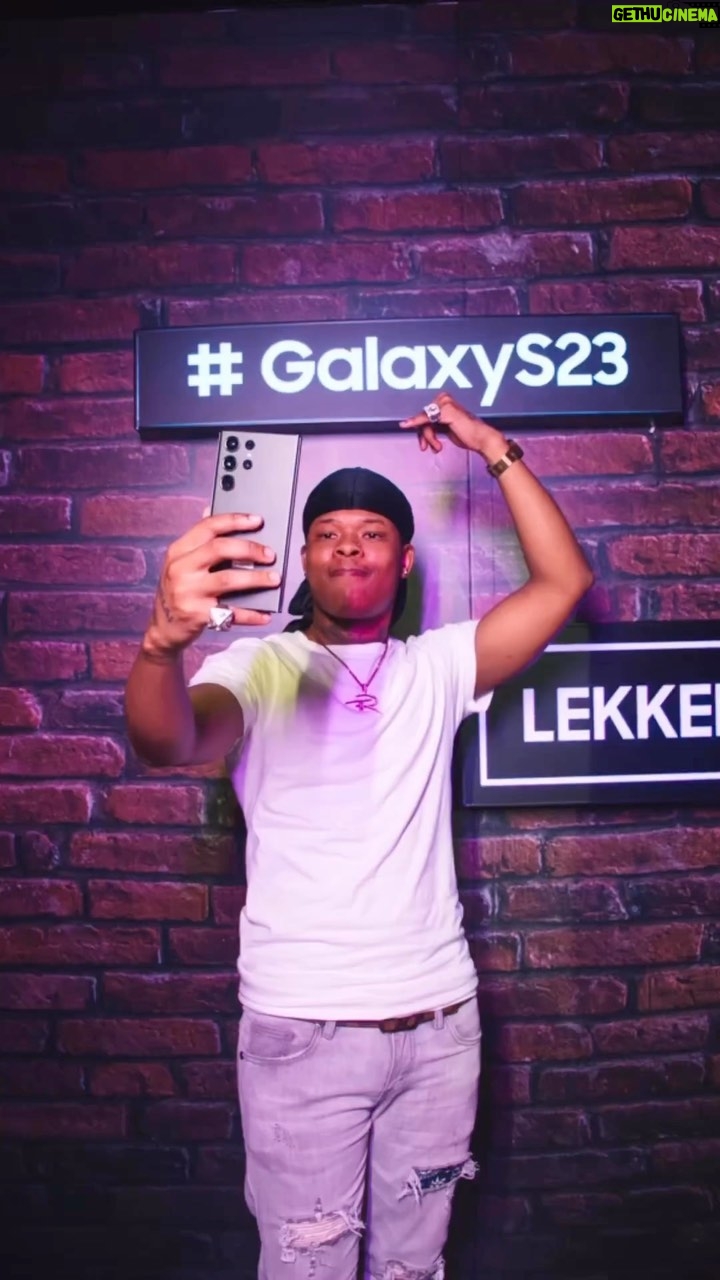 Nasty C Instagram - Fun day at the #GalaxyS23 Launch! See you at the next one!! 🖤 @samsungmobilesa
