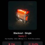 Nasty C Instagram - LOADSHEDDING BABY! #Blackout PROD. BY @ESKOM!! OUT RIGHT NOW!