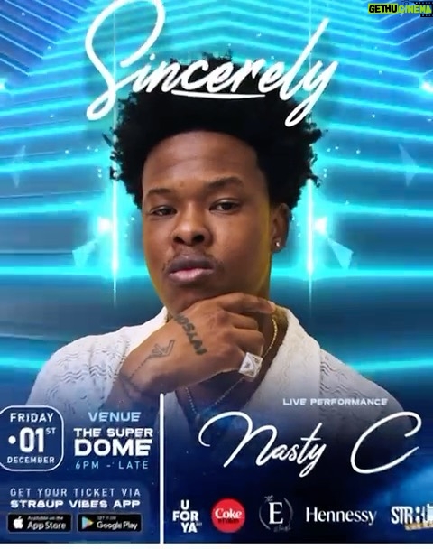 Nasty C Instagram - TANZANIA 🇹🇿!! CATCH ME AT SINCERE TONIGHT #UFORYA LETS PARTY!! @str8upvibes_
