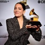 Natalia Lafourcade Instagram - En la experiencia de la 66th edición de los #GRAMMYs @recordingacademy he tenido la compañía de hermosas piezas y diseñadores, también algunos amuletos de la buena suerte como lo fue la pieza que me acompañó en todos los conciertos de #detodaslasflorestour y llevé debajo de mi traje, gracias infinitas @candanoclau @c.a.n.c.i.n.o 🌸 @chanelofficial @cartier @louboutinworld @posh.a.bee l @itziarcarracedo seguimos recordando lo especial que fue este viaje y agradeciendo por cada paso. ¡GRACIAS VIDA!