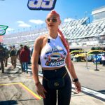 Natalie Eva Marie Instagram - Awesome getting to chat with @noahgragson and his team before his big race 🏎️💨🏁 @daytona #Daytona500 - 🏎️Fun fact Noah’s car number is #10 , Which also happens to be my favorite # because it was my jersey # all through out my soccer playing days through college🥳 Daytona International Speedway