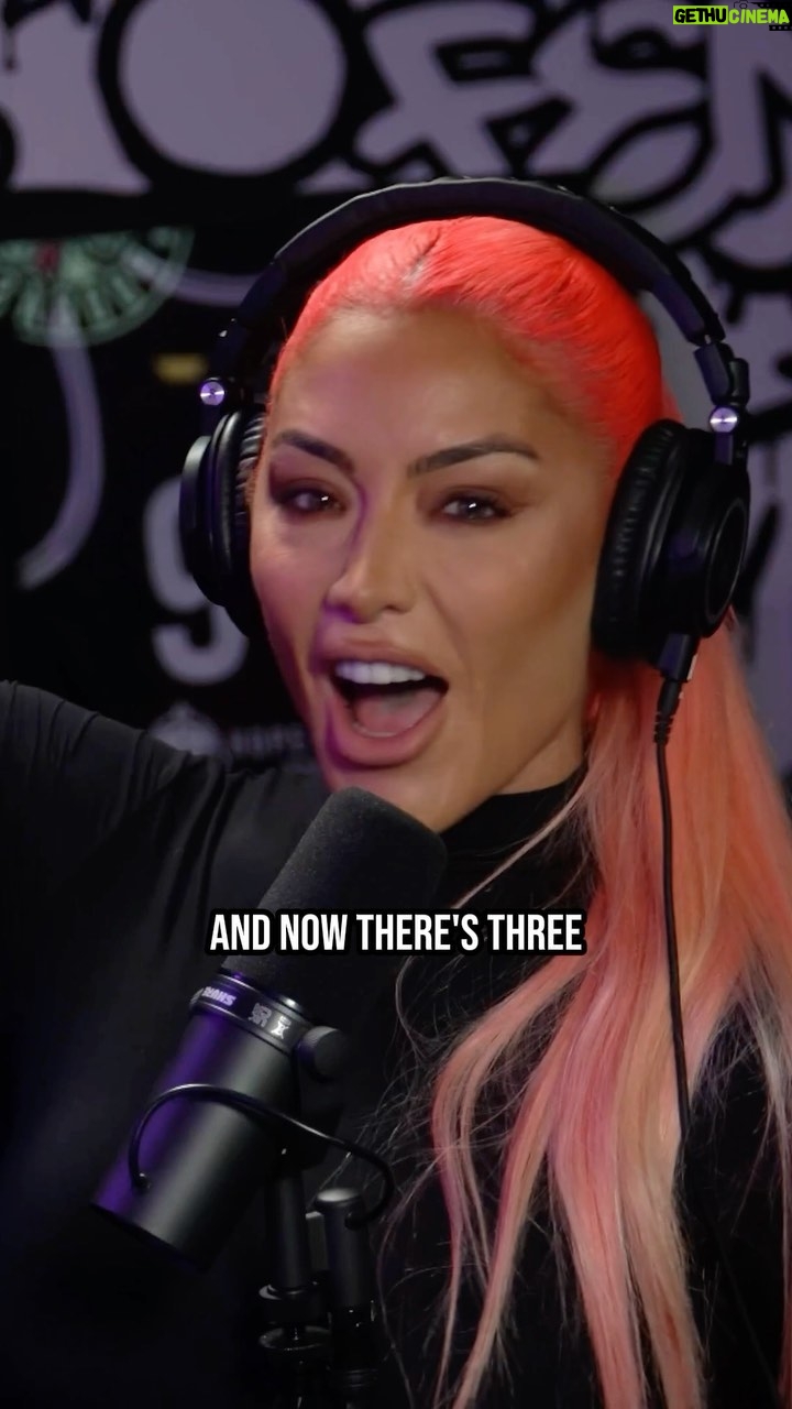 Natalie Eva Marie Instagram - Happily stuck with NEM foreverrrrrr! 🎙️ What do you guys think about our new logo and if you’re excited about the merch!? 😁👇🏻 #TheHopeaholics #Hope #Logo #natalieevamarie #Soberpodcast #sobriety #recovery #sobercurious #hulkhogan #merch #newlogo