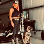 Natalie Eva Marie Instagram - A girls best friend, side by side 🩷 🐺 🩷 - 💥 Used my @christensenarms Ridgeline 6.5 PRC for both my Elk hunts this year 🙏🏽