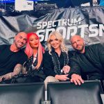 Natalie Eva Marie Instagram - Laker game festivities 🥳with @jonathan_coyle @jipsie_dq @chaddictttt 🙌🏽🏀 Crypto.com Arena