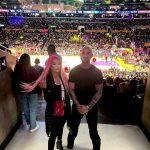 Natalie Eva Marie Instagram - Laker game festivities 🥳with @jonathan_coyle @jipsie_dq @chaddictttt 🙌🏽🏀 Crypto.com Arena