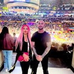 Natalie Eva Marie Instagram - Laker game festivities 🥳with @jonathan_coyle @jipsie_dq @chaddictttt 🙌🏽🏀 Crypto.com Arena