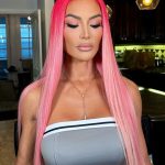 Natalie Eva Marie Instagram - You guys know I live for a good #glam moment 💫💁🏻‍♀️ 💄 - 🩷Products used… Prep: @elemis pro collagen cleansing balm. Foundation: @armanibeauty Concealer: @hourglasscosmetics Setting powder: @lauramercier Eyes: @charlottetilbury super nudes easy palette. Lips @charlottetilbury Lashes: @beautycreations.cosmetics Brows: @anastasiabeverlyhills in Carmel Powder Bronzer: @charlottetilbury in Tan Cream Bronzer: @charlottetilbury Blush: @patricktabeauty She’s that Girl Setting spray: @onesize - Extensions: @bellamihair Tan: @isabelalysa Outfit: @commense.official - Glam by my compadres: 💄MUA: @makeupbyapollo 💁🏻‍♀️Hair: @jasonhair 👩🏻‍🎤Hair Color: @therachelani