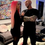 Natalie Eva Marie Instagram - Happy Happy Birthday to my better half 🙏🏽🩷@jonathan_coyle 🩷If I get married, I want to be very married. Audrey Hepburn - 🙏🏽When we do things half-heartedly we sabotage ourselves. Only when we give ourselves fully and completely to everything we do is when we can hope to achieve great things. Commitment and passion distinguish between an exciting life and a mediocre one, and the same is true for marriage and relationships. I thank God everyday for having me walk into that CrossFit Gym many moons ago! I love you and hope all your birthday wishes come true 😘 and that this is the best year yet! 🥳🥳 Bear and Boots✨👩‍❤️‍💋‍👨 The calm to my storm 🌪🙏🏽 I love you! #StartedWithAFollowNowWeHere 😜💁🏻‍♀️✨🥳