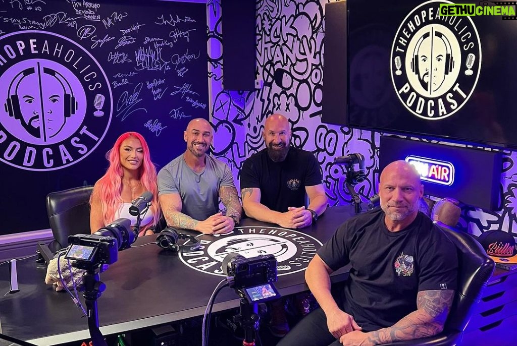 Natalie Eva Marie Instagram - Where it all began 🙏🏽😀🙌🏽 our first in person 𝐑𝐄𝐂𝐎𝐕𝐄𝐑 𝐎𝐔𝐓 𝐋𝐎𝐔𝐃 meeting in Orange County with the Infiniti Group team! 🙌🏽 after being just a guest on @thehopeaholics podcast😱 @chaddictttt @shaneearn - 📅 Mark it in your calendars and set a ⏰reminder to join in on our 🖥️ zoom 𝐑𝐄𝐂𝐎𝐕𝐄𝐑 𝐎𝐔𝐓 𝐋𝐎𝐔𝐃 meeting every Tuesday night at 6pm PST 🔗 is in my bio! ALL ARE WELCOMED ! - 🎙️ Being a host on @thehopeaholics and partnering with the @infiniti_group_llc , opening up the very first @nemrecovery center is a Dream of mine that has come true. 👩🏻‍🎤Being an addict/ alcoholic was Something I used to be ashamed of and now it is my SUPER POWER✨ My purpose is to help as many people find the #HOPE that I needed to start down the recovery road 🙏🏽 ❤️who you pick as a partner in life is so important! Grateful to have a life partner my freaking BEAST of a husband who pushes me to be better and to go after all the things that I maybe wouldn’t want to pursue based out of my own fear! He tells me “Do you want it”? Well then GO GET AFTER IT! His sole BELIEF in me is something that I cheerish and fuels me 🙏🏽 @jonathan_coyle - ✨God is good man! To those struggling with addiction, there is hope, I am living proof of it, and I now live a life fuller than I could ever have dreamed of and am so very proud and thankful to be a part of the @infiniti_group_llc team! - 💕If you or a loved one is struggling with addiction: you’re not alone and you’re not without hope. Taking that initial step can transform your future. 📱 call us today 📞 866-352-2006 we are here for you 24/7 @nemrecovery