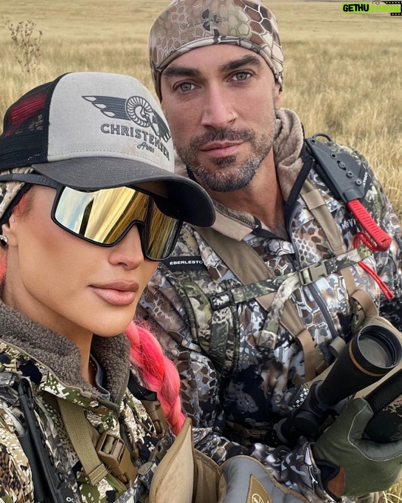 Natalie Eva Marie Instagram - My second season out in the back county hunting with my best friend @jonathan_coyle ❤️ 🌲🏞️ Deep in the heart of nature, away from city noise, lies the beautifully wild backcountry. Ever wondered why some of us venture here to hunt? 🌅 It's not just about the hunt, but the journey.The answer lies in the beauty and significance of the experience itself. The patience as we track, the bond we rekindle with nature, and those breathtaking views that words barely capture. 🙏🏼The process is not just about the final outcome but cherishing each step along the journey. It's a reminder that true rewards come to those who wait, and success tastes sweeter after a test of endurance. 🍃 As the world rushes, here we find pause. A rustling leaf becomes a symphony, a changing wind, a guide. 🌄Every sunrise paints a new story, every silent night offers a deeper reflection. The air is crisper, the stars brighter, and the silence more profound. In these moments, one can truly reflect, finding clarity and peace amidst the wilderness. 💡 Ethical hunting = Nature's conservation. But it's not just about individual gain. Ethical hunting practices contribute to wildlife conservation. By maintaining animal populations and their habitats, hunters play a crucial role in preserving ecosystems. 🔄This is the cycle of life, and hunters, by taking part responsibly, ensure its continuance. We play our part in the cycle of life, ensuring nature thrives for generations to come. 🌎 Backcountry hunting is more than an activity, it's a soulful pilgrimage. It’s a dance of patience, a communion with nature, and a tribute to age-old traditions. A journey that challenges the body and nourishes the soul. It encourages respect for the wild and underscores the importance of coexistence. . 🌟 Challenge the body, nourish the soul. Be one with the wild. #BackcountryBeauty #HuntWithHeart #NatureCalls #Grateful #NewMexico #Colorado The Lodge and Spa at Three Forks Ranch