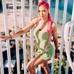 Natalie Eva Marie Instagram - Walking into the weekend like… 💁🏻‍♀️💞 - 👙Swimsuit Cover up linked in my LTK for you guys 💕😘 Ibiza, Spain