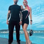 Natalie Eva Marie Instagram - Traveling the world with my best friend 🙏🏽💫🥰 @jonathan_coyle - #Ibiza #Reignbodyfuel #bestfriend #Spain Ibiza, Spain