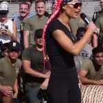Natalie Eva Marie Instagram - As the #daughter of a Marine, I know how bad ass this branch is. It is an honor to be able to lead them in workouts and meet them and their families. The heroism, dedication, and #love of #freedom these brave men and women embody is inspiring. Thank you to our service members for what you do on a daily bases for our country and to preserve our freedom 🙏🏽 🇺🇸 THANK YOU #marines #Navy #Military #ReignBodyFuel Oahu, Hawaii