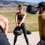 Natalie Eva Marie Instagram - Getting a workout in with our guides in between hunts @threeforksranchlodge . - Hiking all morning and early evening at 7,000 + ft is no joke, even less of a joke when you are packing out 350lbs of meat. #StayReady - Workout fit: @tyrsport 📸 @travperk_photo The Lodge and Spa at Three Forks Ranch