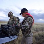 Natalie Eva Marie Instagram - Day 2: Elk hunting in New Mexico we're getting a real feel for the place! We've been checking out the terrain, spotting herds of Antelope, and figuring out where the #Elk like to hang out – for eating and sleeping. It’s just stunning out here! Early on, we caught sight of a Bull Elk and a few cows. We wasted no time and fast hiked about 1.6 miles, up and down hills, trying to get a better look or maybe even a shot. But they move fast and left in a different direction. By the time we got to where we were headed, they were way off in the distance. I truly appreciate how fit you need to be to hunt in this kind of landscape. We’re talking miles of fast hiking, up and down rugged hills, through bushes, all while carrying a rifle and a heavy pack – and at 6800ft elevation, no less. I have a tremendous level of respect for the physical shape hunters have to be in! But what I deeply love, is the amazing bond that develops within one’s hunting party. Being out here, enjoying this amazing experience with everyone, there’s a unique bond forming. It’s really something special.