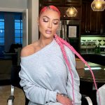 Natalie Eva Marie Instagram - A little Glam from this past weekend , went with a 2 braid pony 🐴 action 👩🏻‍🎤🥳 - 💁🏻‍♀️ @jasonhaiir 💄 @makeupbyapollo