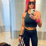 Natalie Eva Marie Instagram - Another plane ✈️ another @tyrsport travel fit 💅🏽💁🏻‍♀️ 🐺 💕which is ur fav? 🏋️‍♀️ Outfit: @tyrsport 👟 Shoes: @tyrsport 😎 sunnies: @tyrsport Use My Code For Free Shipping 𝐍𝐄𝐌𝐅𝐆𝐒 - John Wayne Airport, Orange County