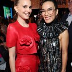 Natalie Portman Instagram - So thrilled to be celebrating May December’s Best First Screenplay win at the Spirit Awards with Todd Haynes and Samy Burch. @maydecemberfilm would not exist without you! And thank you for the 😂s @aidybryant… Styling #RyanHastings Makeup @lisastoreymakeup Hair @bridgetbragerhair 💅 @glitzingup 📸 @kevinmazur @kayla.optics @gettyentertainment @filmindependent