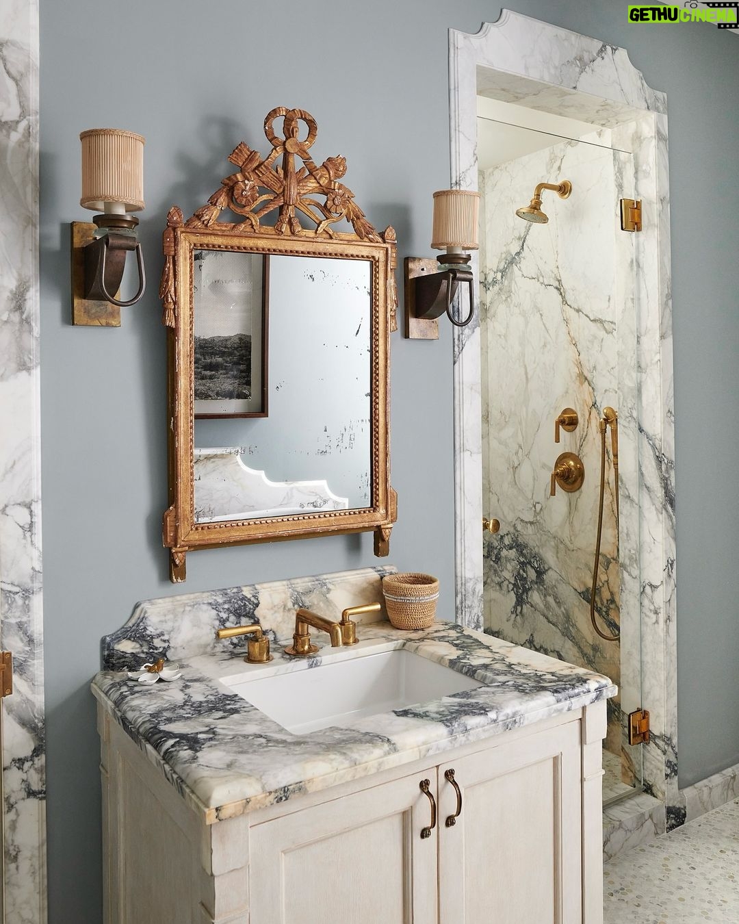 Nate Berkus Instagram - Not pictured: the step stool Oskar uses to brush his teeth.